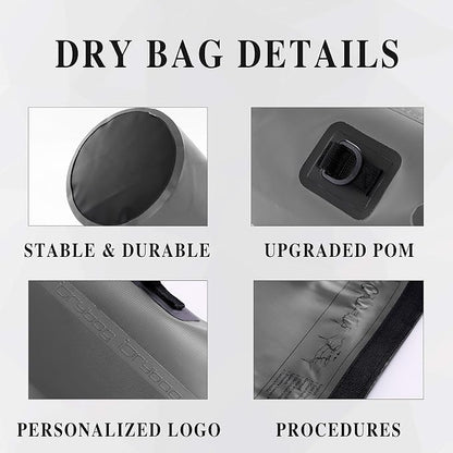 IDRYBAG Dry Bag for Kayaking Waterproof 2L/5L/10L/15L/20L, Small Dry Sack - Image 2