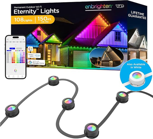 Enbrighten Vibe Eternity Permanent Outdoor Lights by Enbrighten