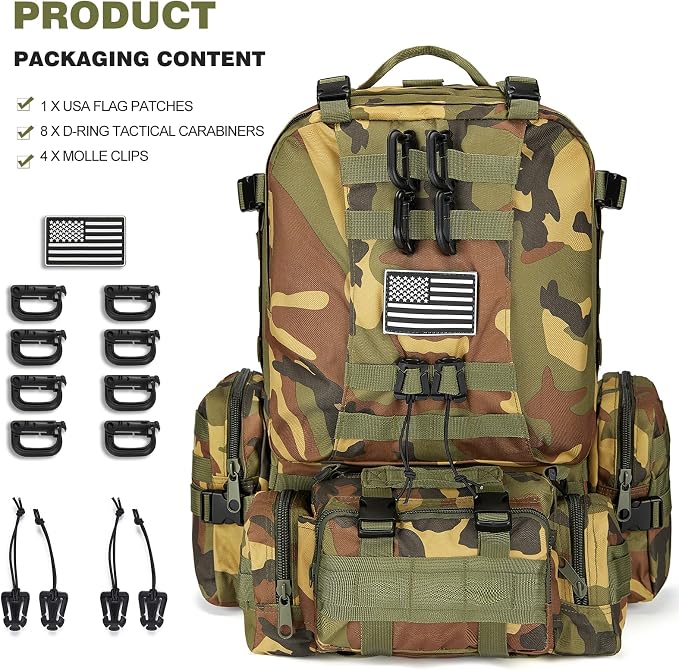 Large Military Tactical Backpack - Image 3