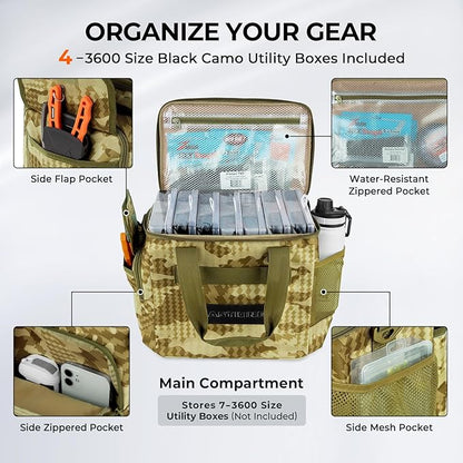 KastKing BaitSpace Fishing Tackle Bag - Image 4