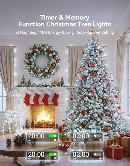 LitHome 164FT 500 LED String Lights Outdoor Indoor, 8 Modes Waterproof - Image 3