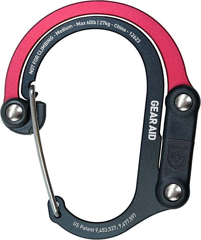 GEAR AID HEROCLIP 360° Swivel Carabiner Gear Clip and Hook - Image 2