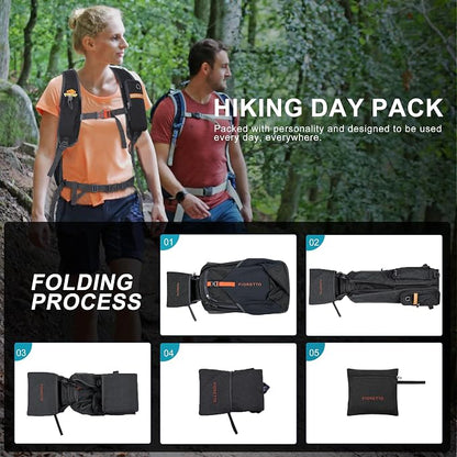 FIORETTO 20L Hiking Backpack for Women Men Mini Packable Backpack Lightweight - Image 8