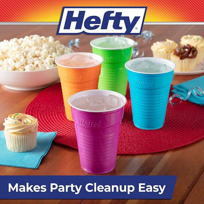 Hefty Party On Disposable Plastic Cups, 16 Ounce - Image 7