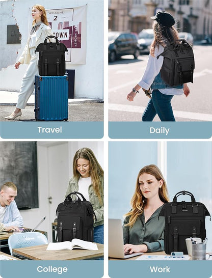 LOVEVOOK Laptop Backpack for Women, Work Backpack - Image 7