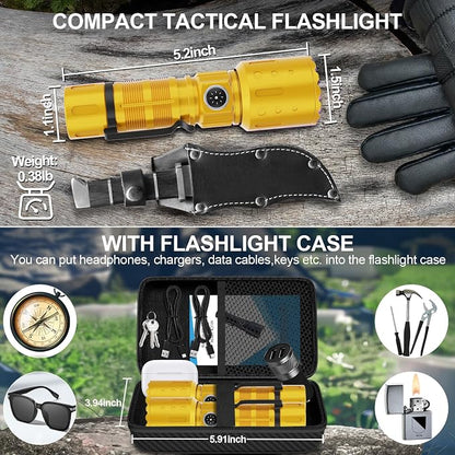 Banral Flashlights High Lumens Rechargeable, Super Bright Long Range Small - Image 2
