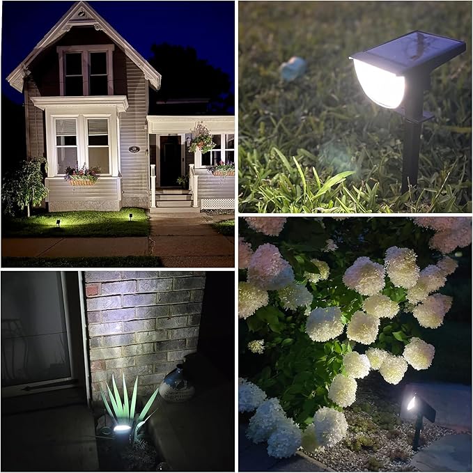 GKGG Solar Lights Outdoor Waterproof IP65, Solar Powered 76 LED 3 Lighting - Image 8