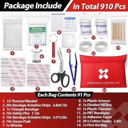 Geiserailie 10 Pack Mini First Aid Kit - Image 2