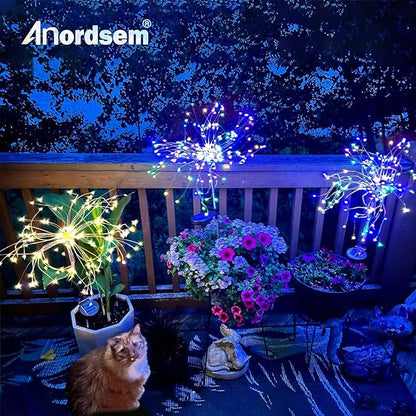 Anordsem Solar Lights Outdoor Decorative: Bendable Copper Wire - Image 6