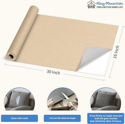 KING MOUNTAIN Canvas Repair Patch 16×30 Inch Self-Adhesive Waterproof Fabric - Image 4