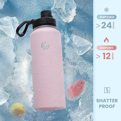 Sports Water Bottle 40oz, Insulated Water Bottle - Image 4