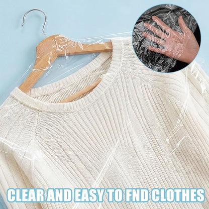 200 Pack Dry Cleaning Garment Bags, 23.6 x 35.4 Inch Clear Plastic Dry Cleaners - Image 4