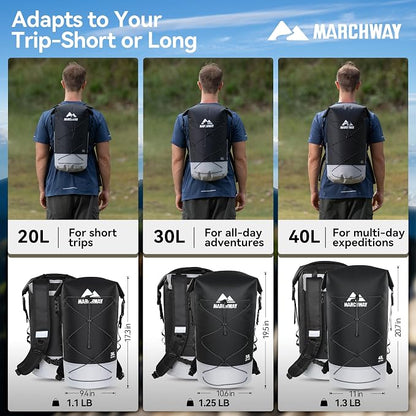 MARCHWAY Floating Roll Top Dry Bag, Flexible Lightweight TPU Waterproof - Image 6