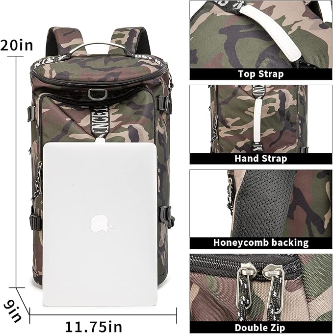 Outdoor Waterproof Backpack Hiking, Camping Large Capacity Multifunctional - Image 7