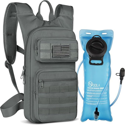 NOOLA Hydration Backpack with 3L TPU Water Bladder, Tactical Molle Water by NOOLA
