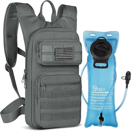 NOOLA Hydration Backpack with 3L TPU Water Bladder, Tactical Molle Water by NOOLA
