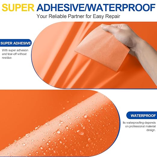 Fabric Repair Tape, Self Adhesive Nylon Repair Patch, Waterproof Outdoor Nylon - Image 3