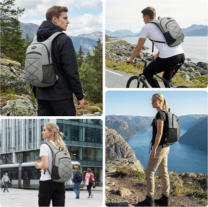 Ultra-Light Soft Daypack 15L/20L, Cushioned Breathable Back Panel Backpack - Image 6