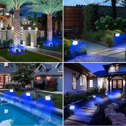 nipify 4 Pack Solar Spot Lights Outdoor, Solar Powered Waterproof Spotlight - Image 4