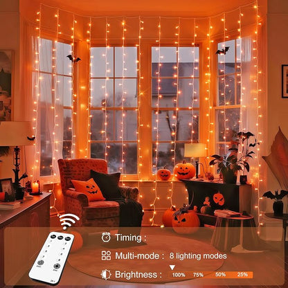 JMEXSUSS 300LED Orange Halloween Lights - Image 4