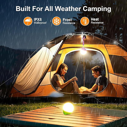 LETMY Rechargeable Camping Lights, 4 Pack Portable Tent Lights - Image 7
