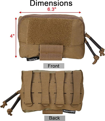 Tactical Molle Admin Pouch Chest Rig Small Molle Chest Pouch Utility MOLLE/Belt - Image 2