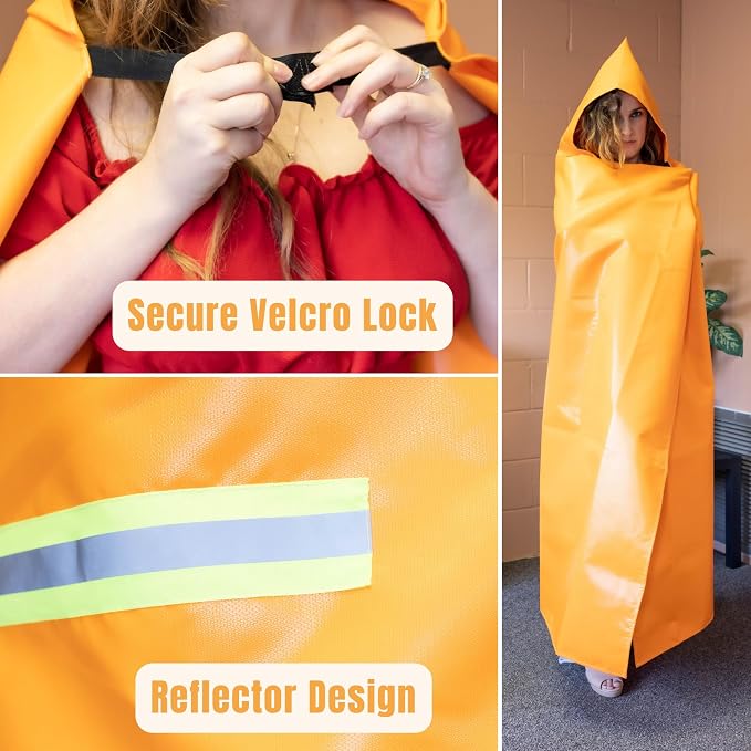 Fire Blanket -Certified 1200F Extra Thick, Glow In The Dark Fireproof Emergency - Image 6