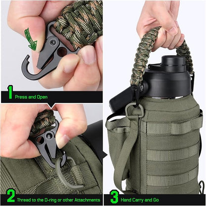 Tactical Paracord Handle，9-core Weaving Paracord Strap - Image 6