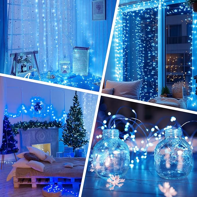 Lakumu LED String Lights Battery Operated, Mini Rechargeable Fairy Lights - Image 6