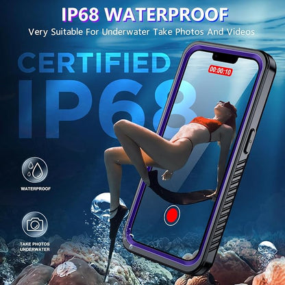 Red2Fire 2024 New for iPhone 14 Case Waterproof, Phone Case for iPhone 14 6.1" - Image 3