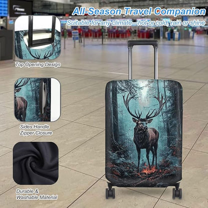Luggage Cover Protector for 22-24 Inch Suitcases, TSA Approved Elastic Travel - Image 3