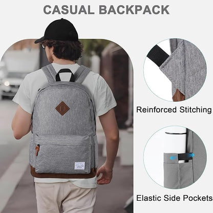 Backpack for Men Women, VASCHY Classic Water-resistant Lightweight Travel - Image 5