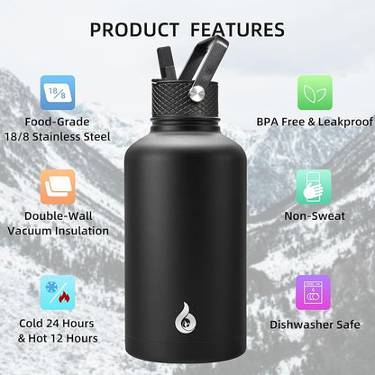 BJPKPK Half Gallon Insulated Water Bottles - Image 3