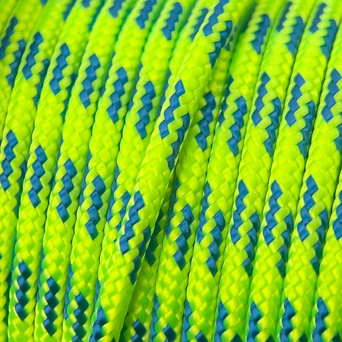 GM CLIMBING Green 3mm Accessory Cord 400LBS Double Braided Durable Pull Cord - Image 5
