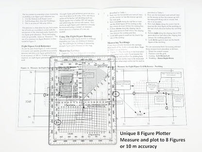 GPS Map Plotting Protractor — Military Map Marking | Coordinate Scale | Degrees - Image 4
