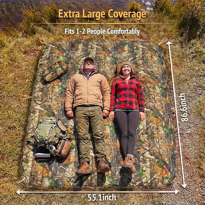 Insulated Camping Blanket | Military Poncho Liner - Image 4
