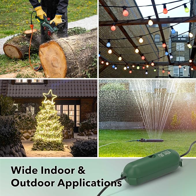Outdoor Extension Cord Safety Cover, BN-LINK Outdoor Plug Protector Waterproof - Image 9