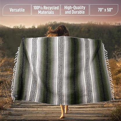 Hydration Nation Authentic Extra Large Mexican Blanket - Image 2