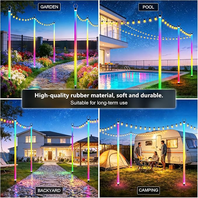 AILBTON 2-Pack 6.6FT RGB+IC Neon Ambient Light - Image 6