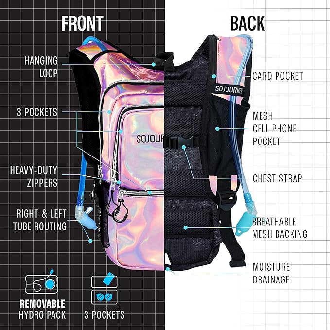 Sojourner Hydration Pack, Hydration Backpack - Image 3
