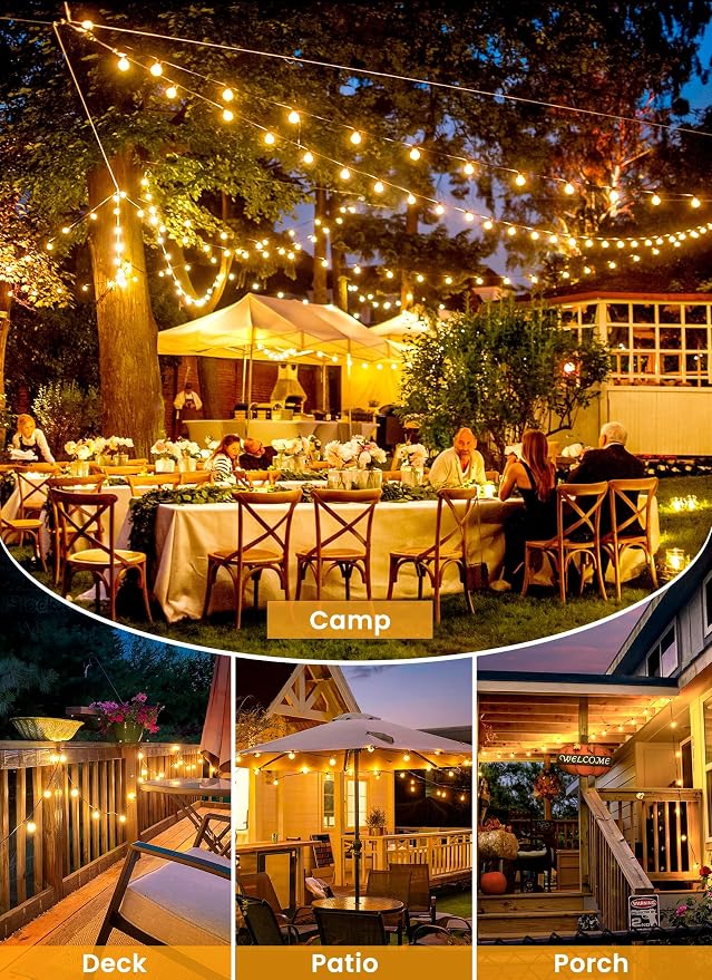Brightown 75FT Solar String Lights Outdoor Waterproof - Image 9