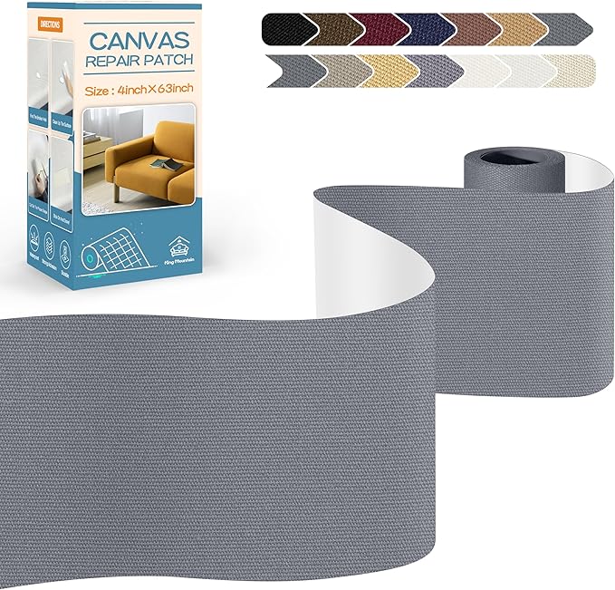 KING MOUNTAIN Canvas Repair Tape, Outdoor Gear Patch, 4×63 Inches, Waterproof by ForABetterHomeLife