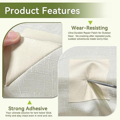 Besezx Canvas Repair Tape, Outdoor Gear Patch, 3x79 Inches, Waterproof - Image 4
