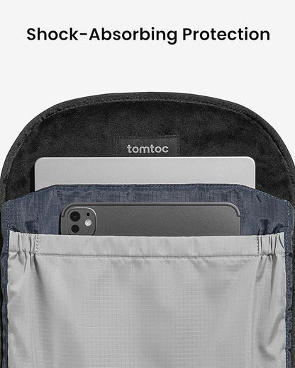 tomtoc 16-Inch Laptop Backpack, 22L Lightweight Daypack, Protective Organized - Image 5