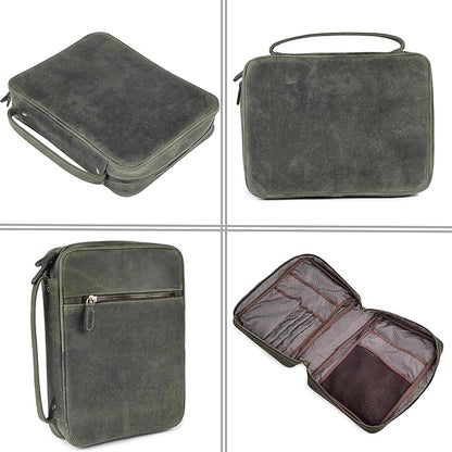 LEATHER VILLAGE Handmade Vintage Leather Bible Cover - Image 7