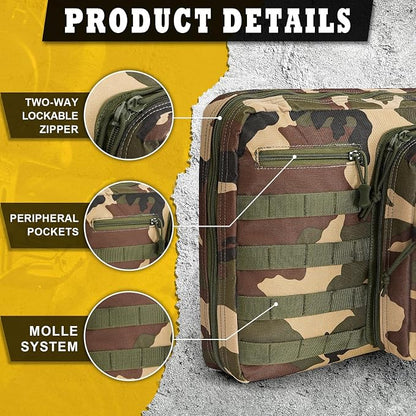 DULCE DOM 36 42 48 Inch Double Rifle Case, Tactical Soft Padded Backpack - Image 5