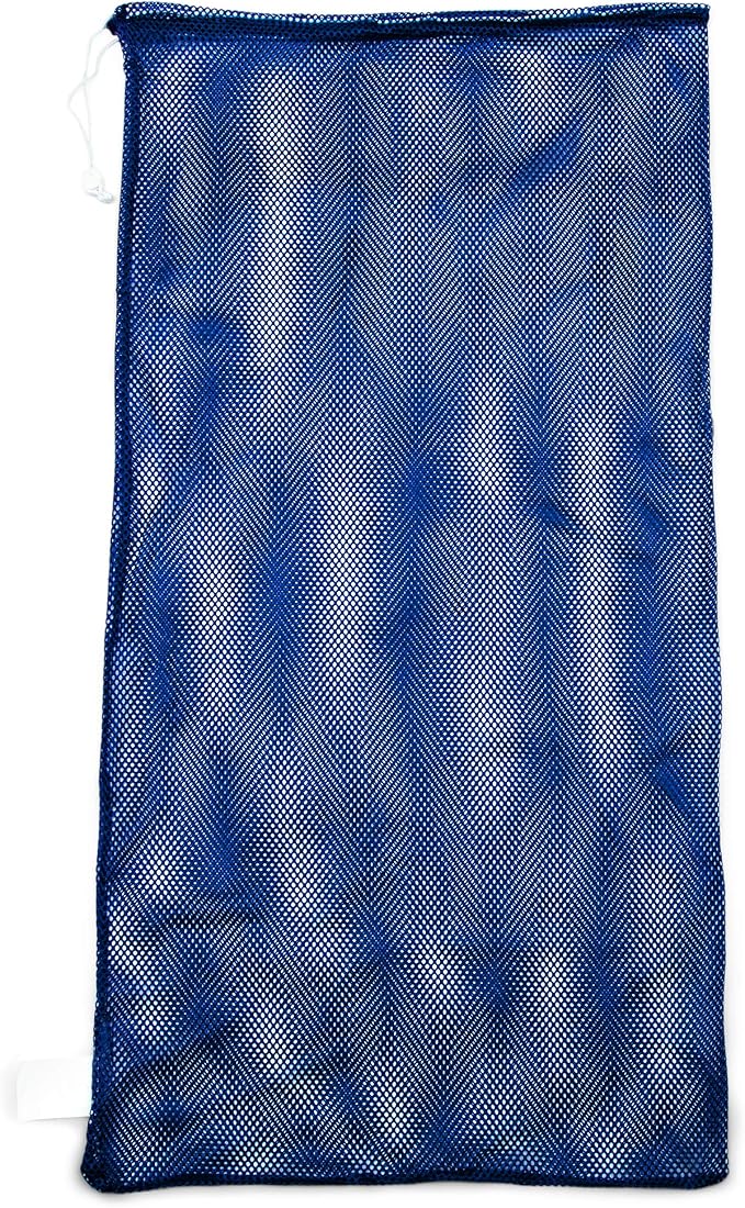 Champion Sports Mesh Equipment Bag – Heavy-Duty Nylon Drawstring Bag by ChampionSports