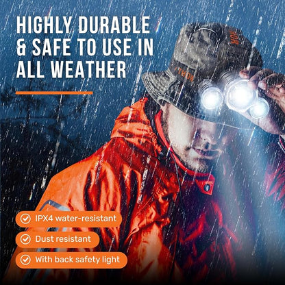 TDC Head Lamp Led Rechargeable Super Bright - Image 7
