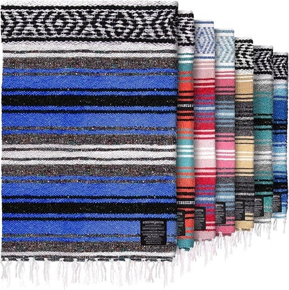 Hydration Nation Authentic Extra Large Mexican Blanket by ZulayKitchen