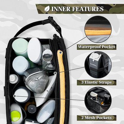 PAVILIA Extra Large Tactical Toiletry Bag - Image 3
